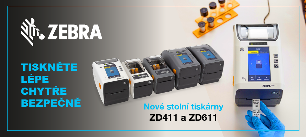 Nové stolní tiskárny Zebra ZD411 a ZD611