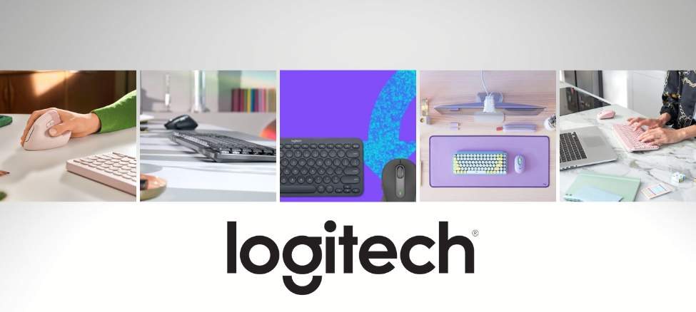 Klávesnice a myši Logitech