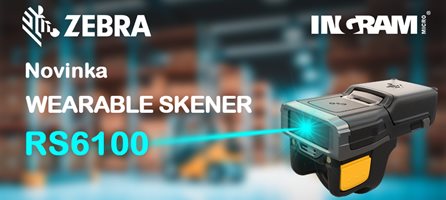 Nový wearable skener Zebra RS6100