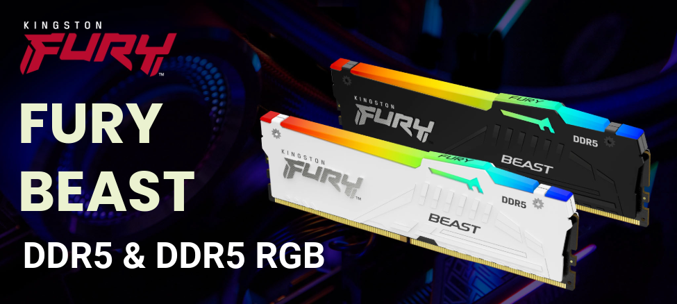 Novinka | Kingston FURY Beast DDR5 & DDR5 RGB