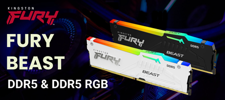 Novinka | Kingston FURY Beast DDR5 & DDR5 RGB