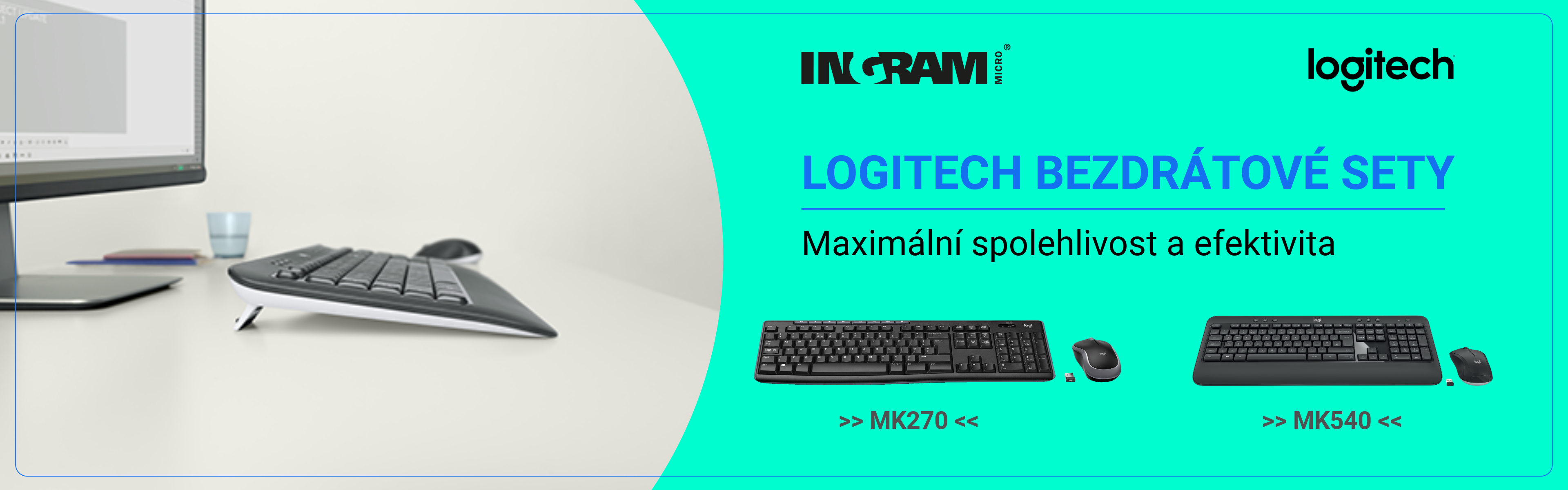 Logitech bezdratove sety